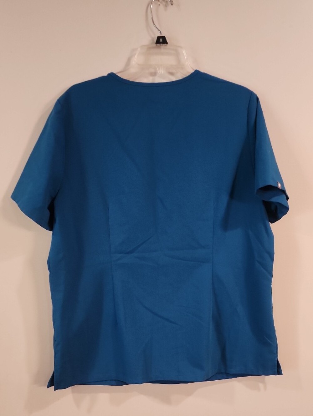Figs Teal Blue V-Neck Scrub Top - Picture 5 of 5
